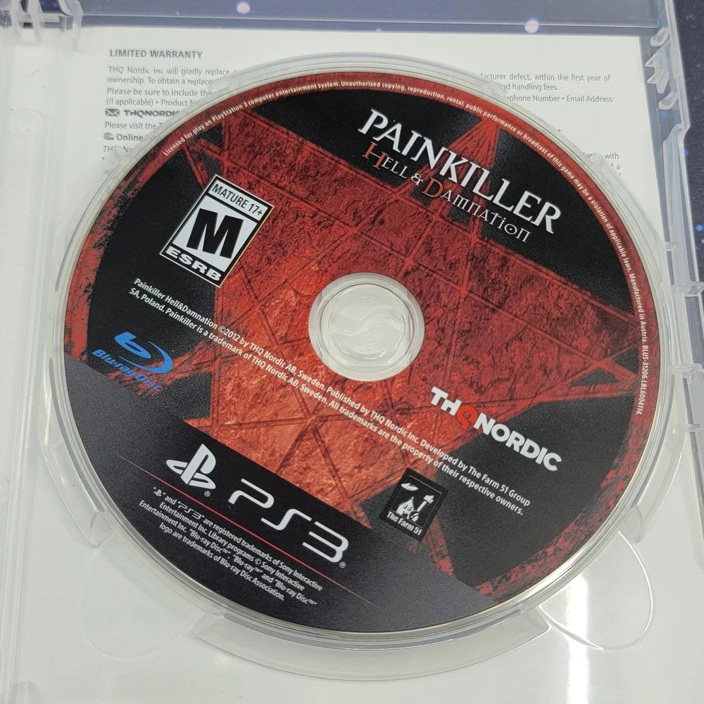 Painkiller Hell & Damnation Uncut Sony PlayStation 3 PS3 THQ Nordic Video Game B